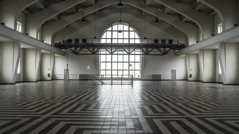 Empty building full of history